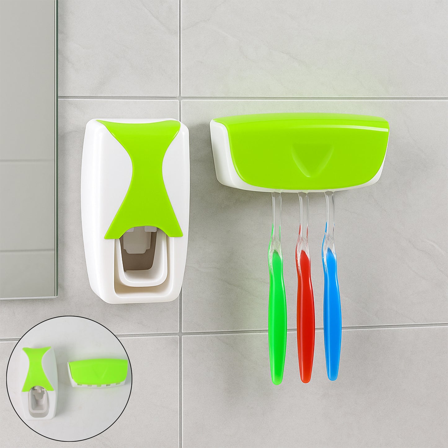 200 Toothpaste Dispenser Tooth Brush With Toothbrush