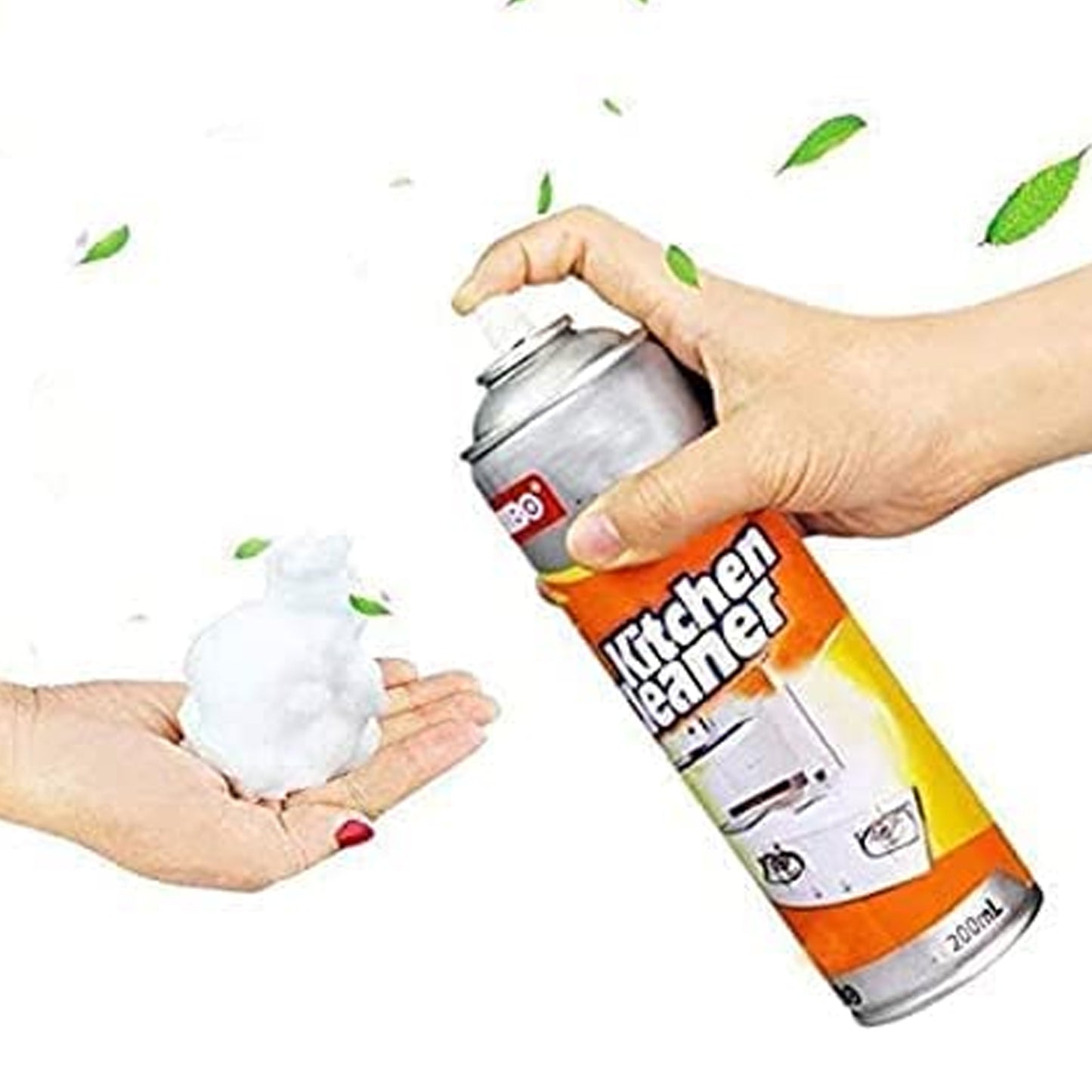 1331 Multipurpose Bubble Foam Cleaner Kitchen Cleaner Spray Oil Grease Stain Remover Chimney Cleaner Spray Bubble Cleaner All Purpose Foam Degreaser Spray (500 Ml)