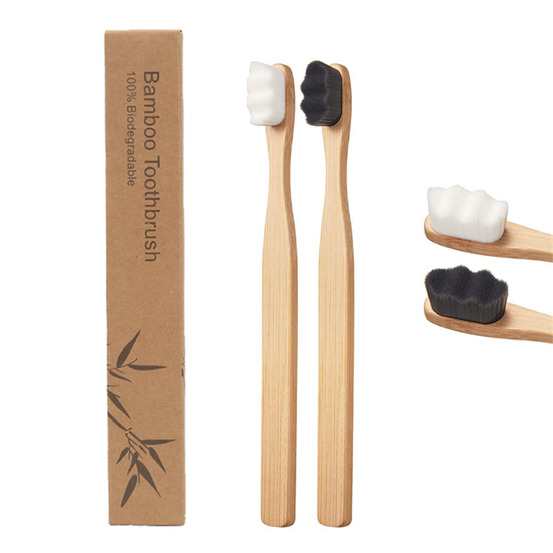 Wooden Bamboo Brush Toothbrush Ultra Soft Bristles (1 Pc)