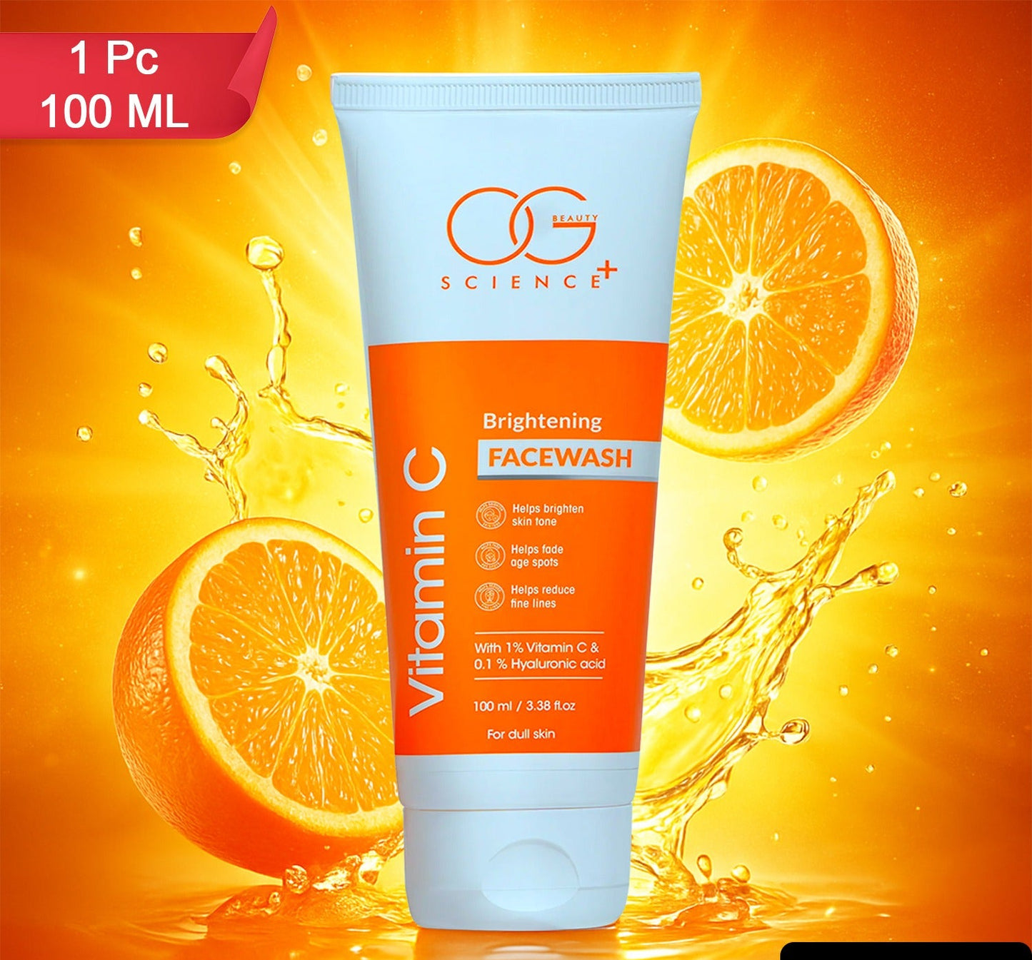 Og Beauty Vitamin C Brightening Facewash - (1 Pc   100ml)