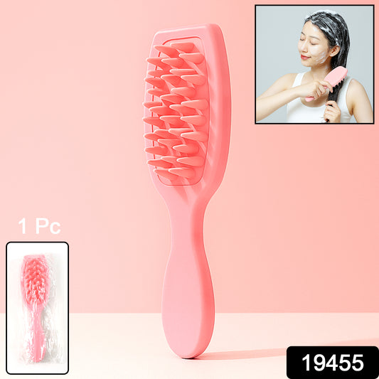 Multipurpose Silicone Scalp Massager Shampoo Brush (1 Pc)