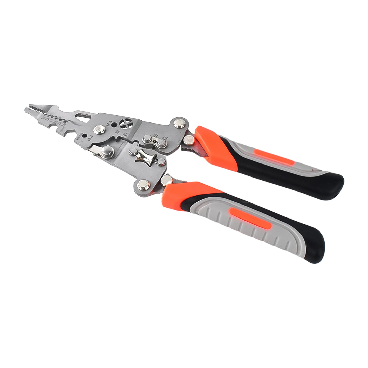 8 In 1 Wire Stripper Pliers Soft Grip