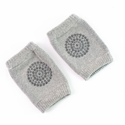 Light Grey Toddler Wool Knit Leg Warmer (Knee Guard)