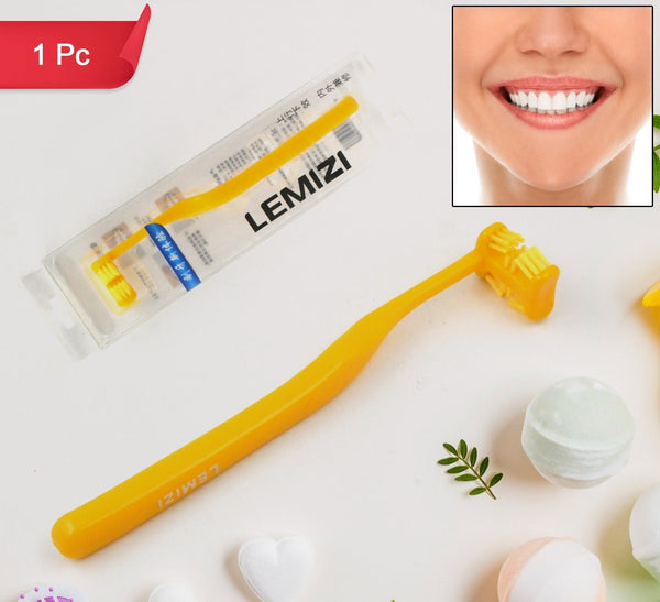 Six-sided Soft Toothbrush Anti-bacterial 6 Sided Care (1 Pc)