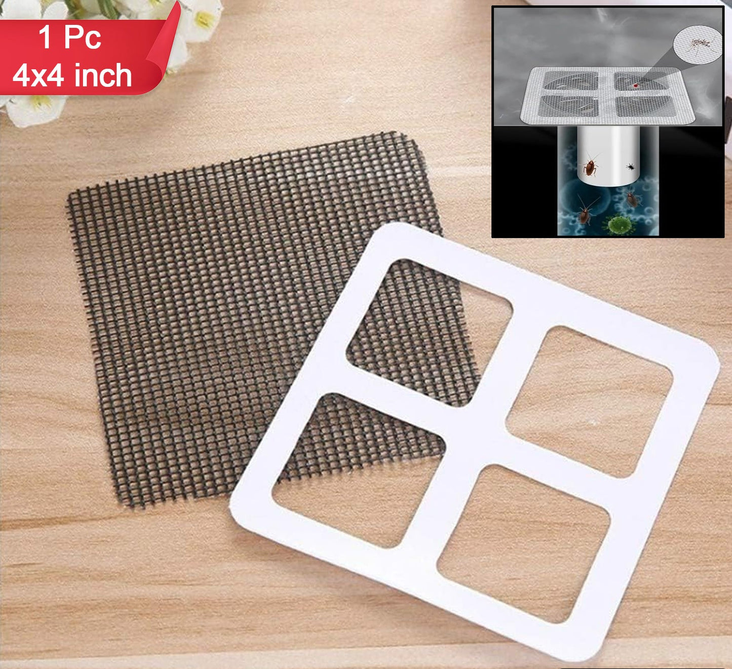 Window Screen Repair Tape (1 Pc  4  4 Inch)