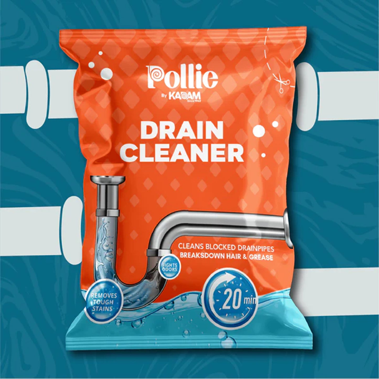 Pollic Kadam Powerful Drain Cleaner Sachet (50 Gm)