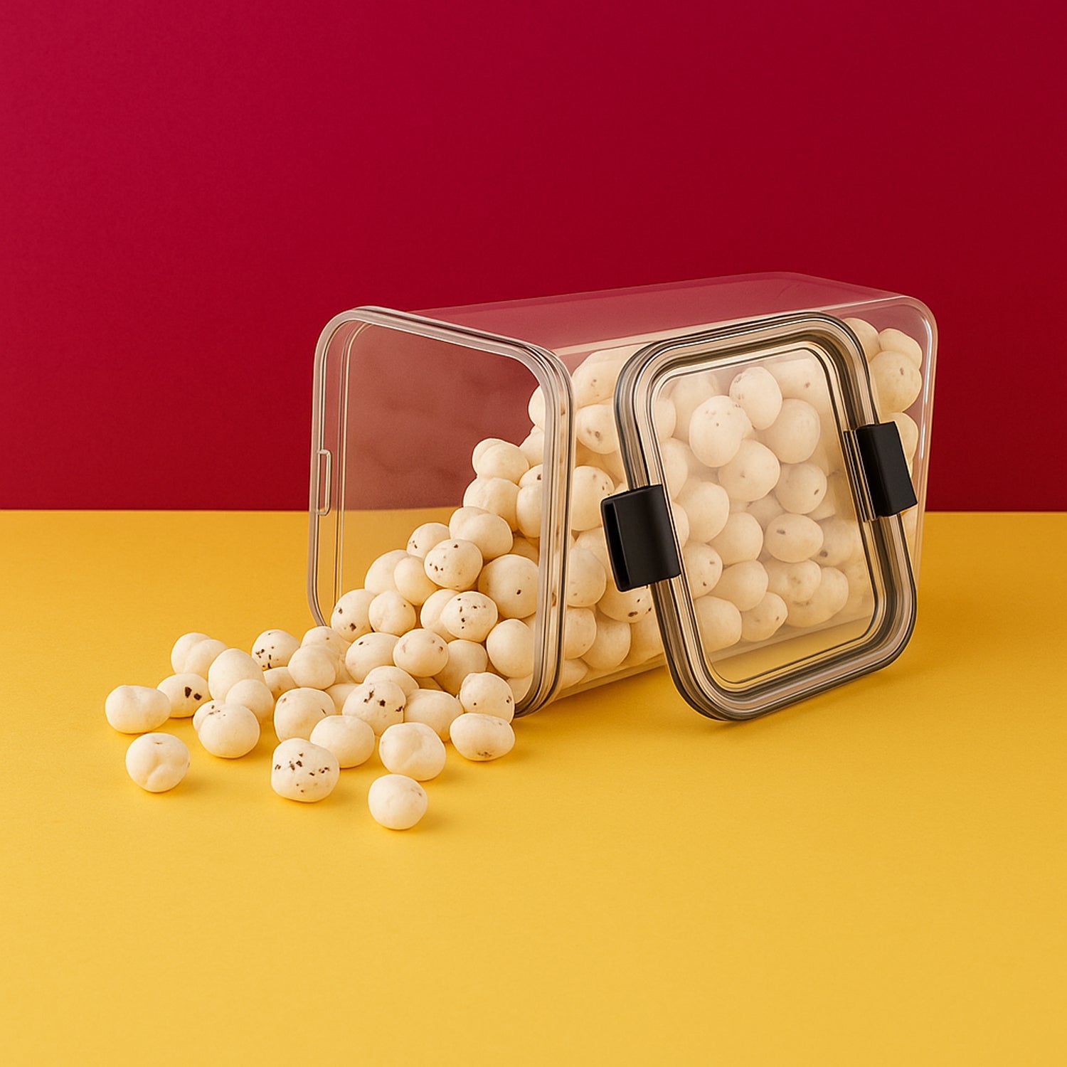 1700 Ml Airtight Lock  Lock Plastic Storage Container (1 Pc)