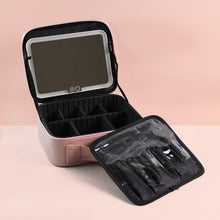 Pink Premium Led Light Makeup Organizer Box (1 Pc)