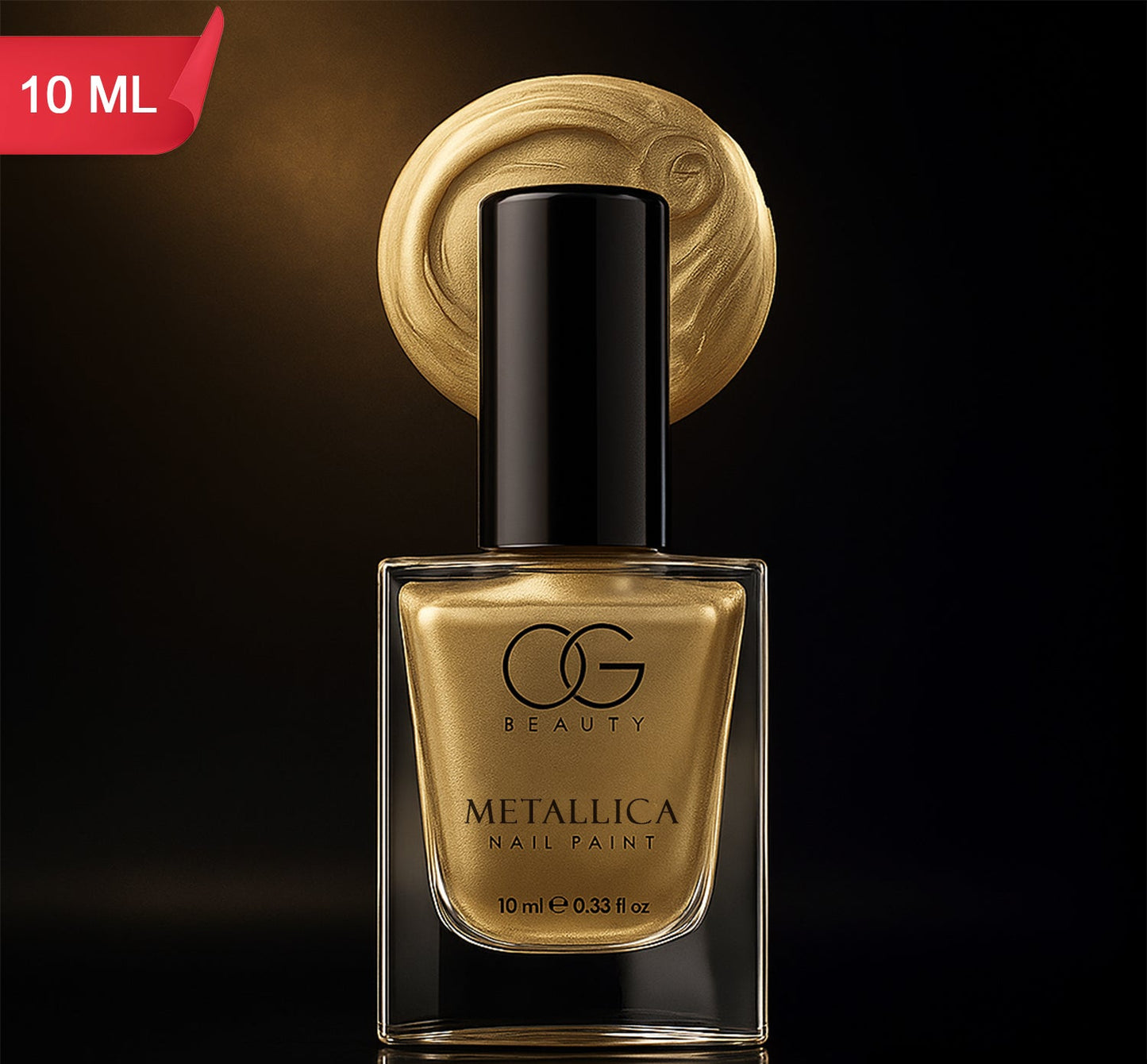 Og Beauty Premium Canvas Gold Metallica Nail Polish (1 Pc  10 Ml)