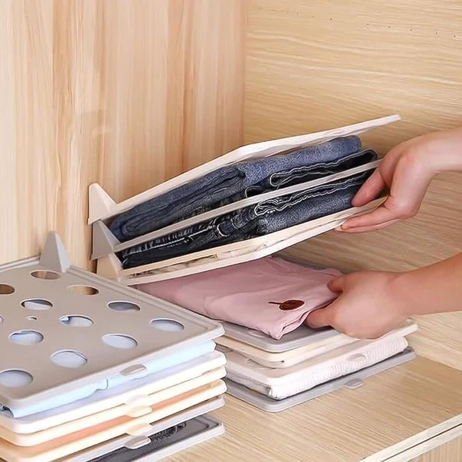 Stackable Shirt Clothes Folding Board (3226 Cm  1 Pc)