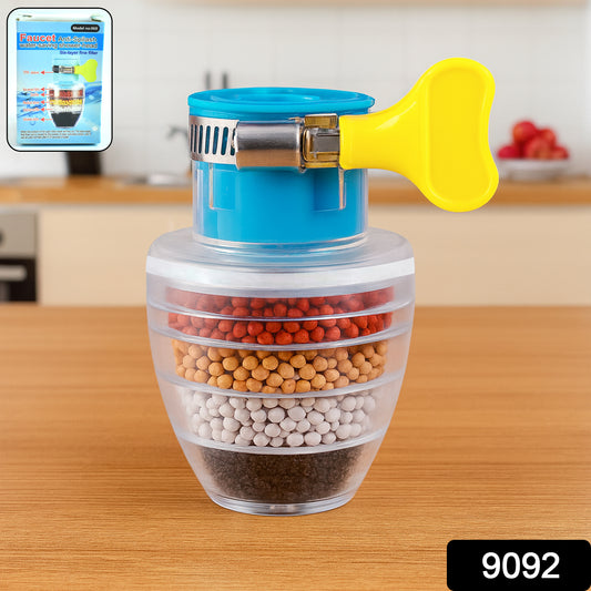9092 Water Faucet Clean Purifier Filter Cartridge Water Tap Upgrade Universal Interface Faucet Filter (Six Layer Purifier)