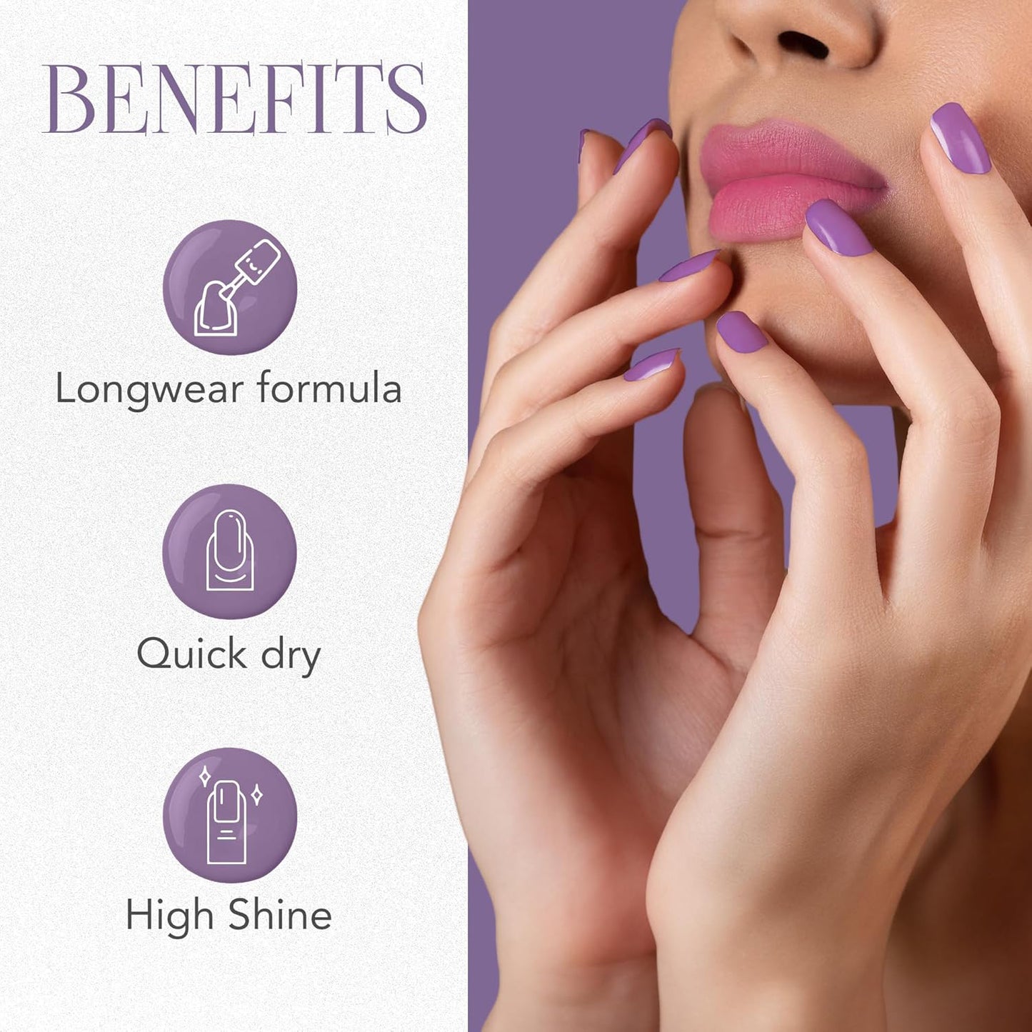 Og Beauty Rosy Glow Gel Intense Nail Polish (1 Pc  10 Ml)