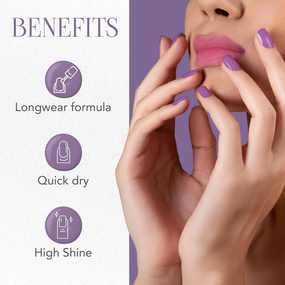 Og Beauty Rosy Glow Gel Intense Nail Polish (1 Pc  10 Ml)