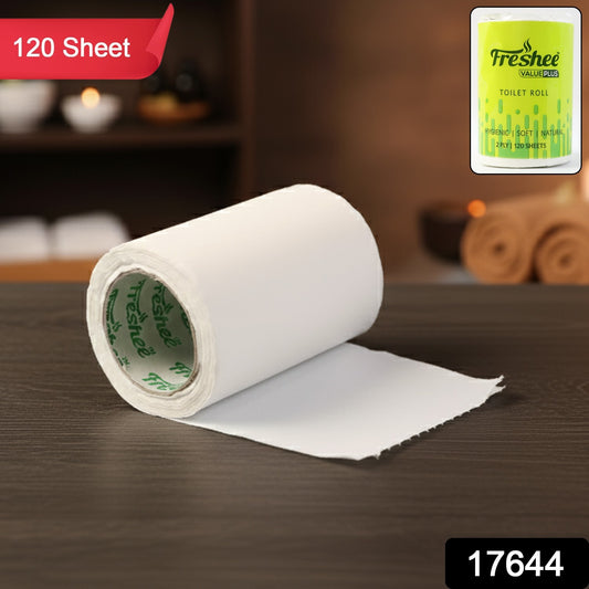 Freshee Ultra-soft 2-ply Toilet Roll  120  Sheets Per Roll (10x10 Cm)
