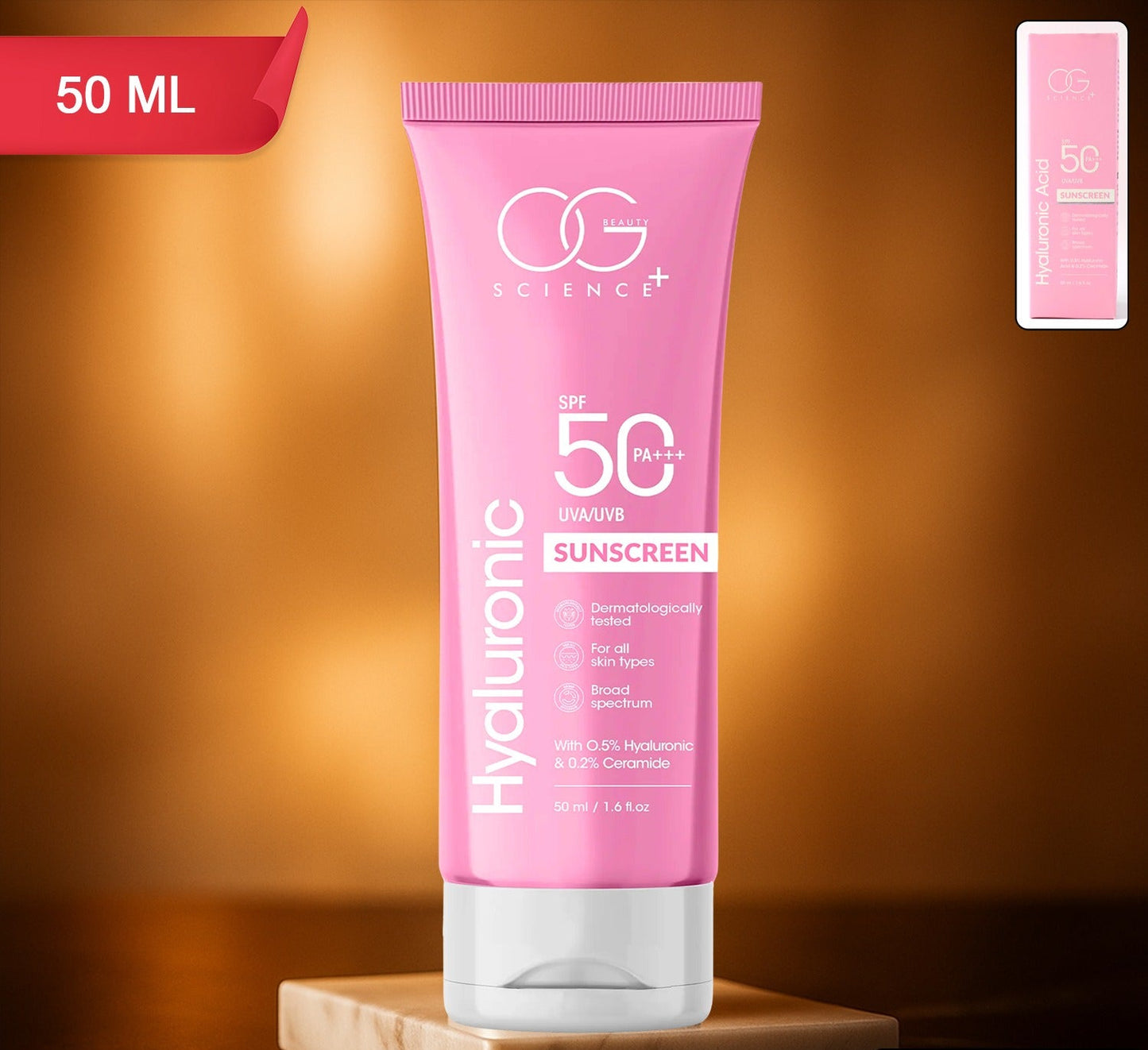 Og Beauty Science Hyaluronic Sunscreen (50ml  1 Pc)