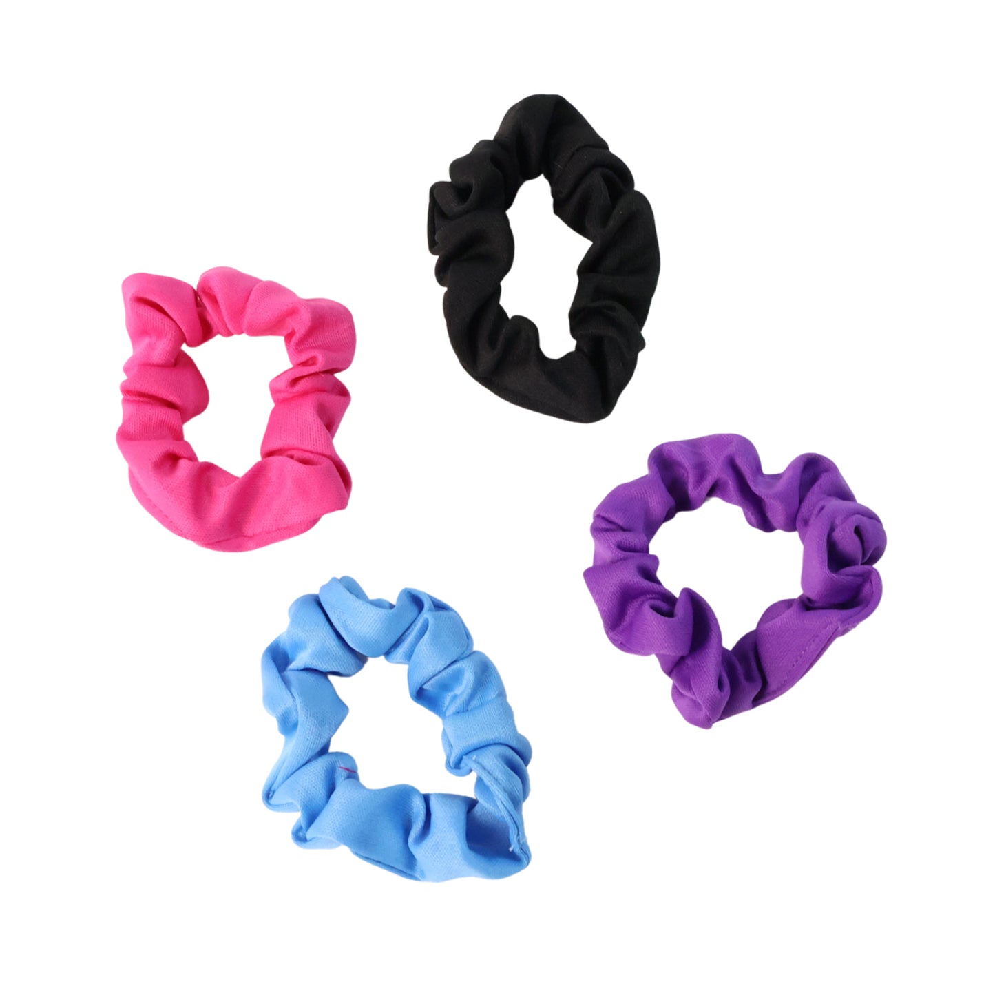 Soft Elastic Hair Scrunchies - (Set)