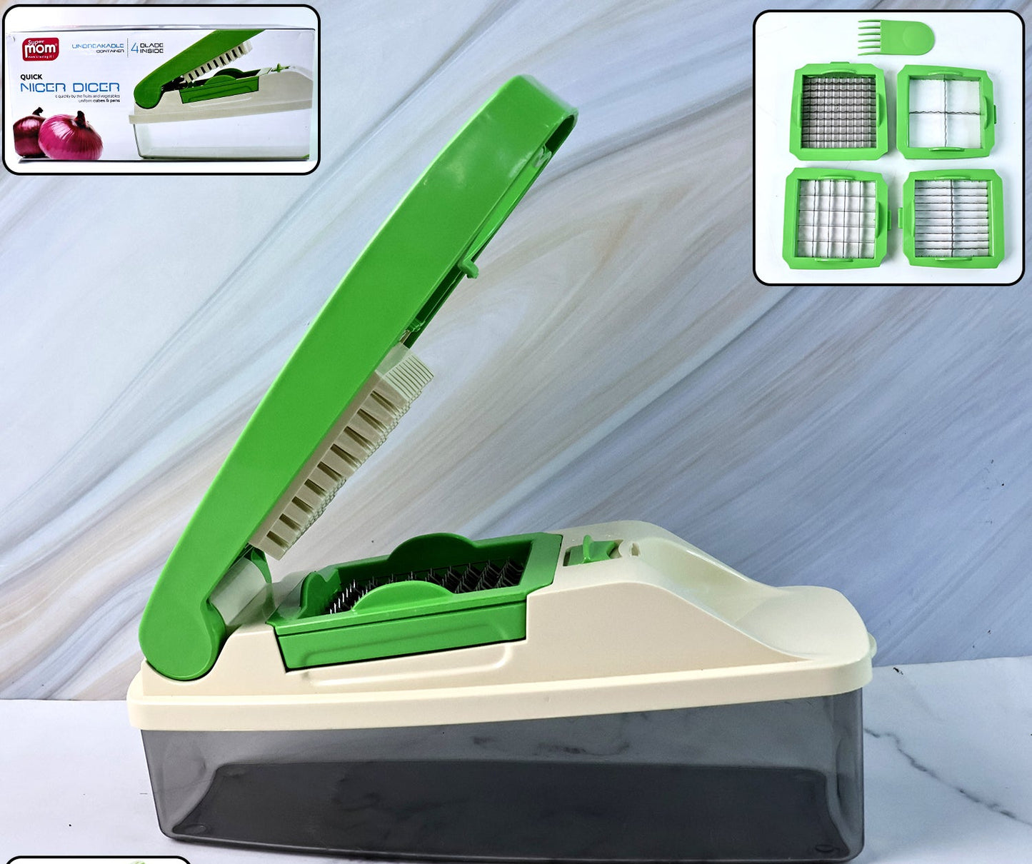 Supermom Quick Nicer Dicer  Multipurpose Vegetable  Fruit Chopper