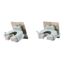 Wall Mounted Mop And Broom Holder Clip (2 Pc)