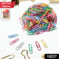 Multicolor-coated Paper Clips Approx (250pc Set)
