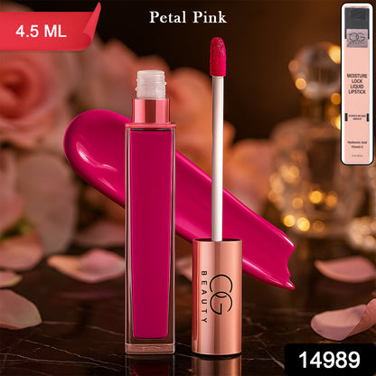 Og Beauty Petal Pink Moisture Lock Liquid Lipstick (4.5 Ml  1 Pc)