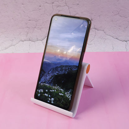 Plastic Foldable Desktop Mobile Stand (1 Pc  White)