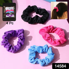 Soft Elastic Hair Scrunchies - (Set)