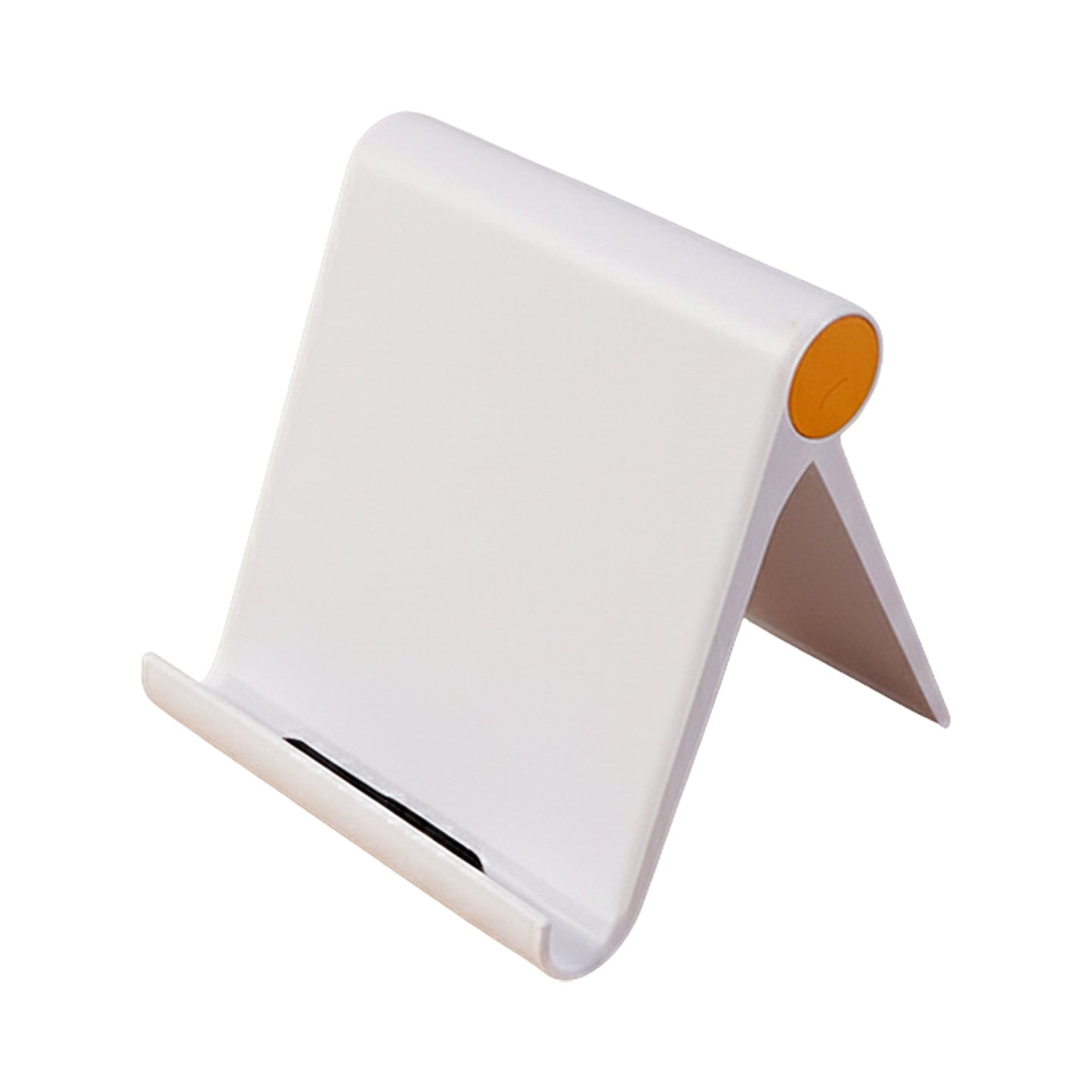 Plastic Foldable Desktop Mobile Stand (1 Pc  White)