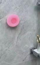 12626 Super Soft Bath Sponge Flower Suction Cup Bath Sponges For Shower Women Men Foam Loofah Sponge Exfoliating Bath Sponge Body Washer Reusable Loofah Massage Bath (1 Pc)