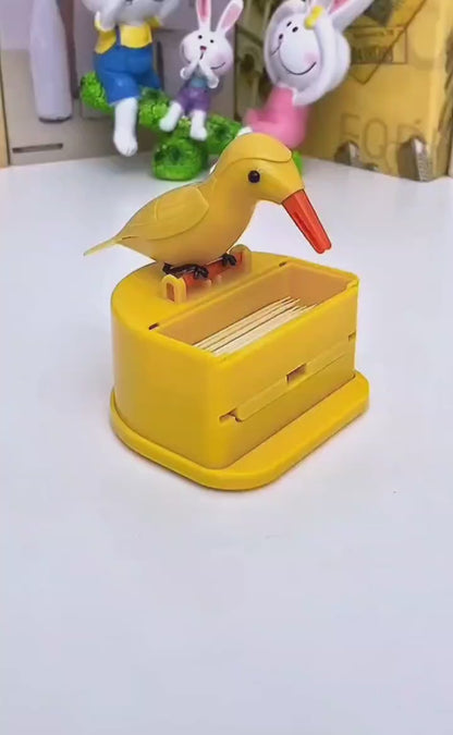 1180 Portable Automatic Bird Toothpick Storage Box