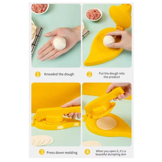 7192  Puri Chapati Press Machine Plastic For Kitchen Use ( 1 Pc )