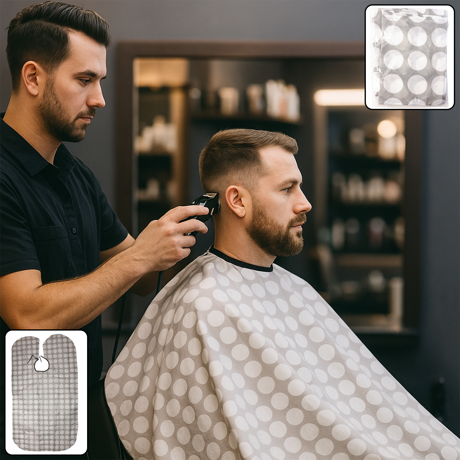 Professional Hair Cutting Cape (1 Pc)