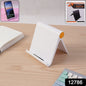 Plastic Foldable Desktop Mobile Stand (1 Pc  White)