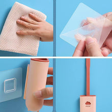 1410l Silicone Toilet Brush Flexible Soft Bristle Brush With Quick Dry Holder Cleaning Brush For Toilet Accessories ( Without Sticker  Box )