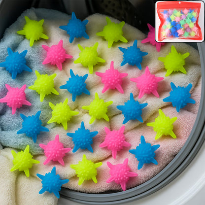 Reusable Laundry Washing Balls (Mix Color  50 Pcs Set)